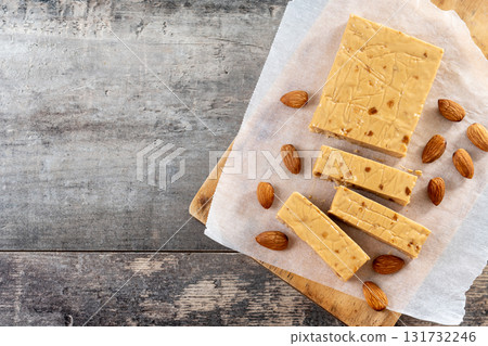 Christmas soft almond nougat bar Christmas soft almond nougat bar 131732246