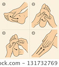 Foot care guide massage techniques for relaxation 131732769