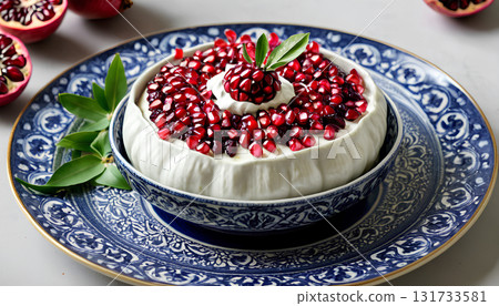 cheesecake with redcurrant 131733581