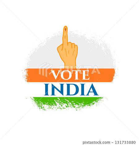 india voting day background for social campaign 131733880