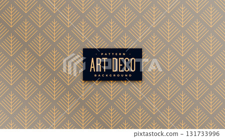 vintage art deco golden lines backdrop for wrapping paper 131733996