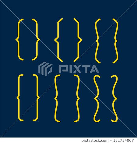 collection of quotation bracket frame background for remark or chat 131734007