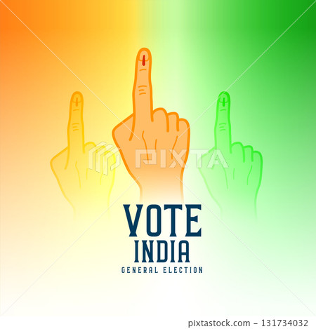 vote india voters day tricolor background celebrate democracy vote india voters day tricolor background celebrate democracy 131734032