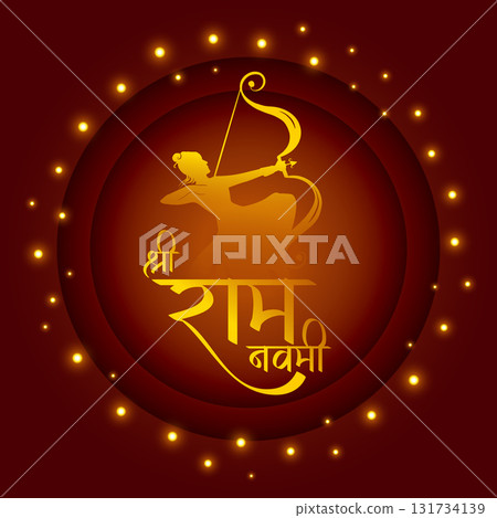 premium shree ramchandra navami cultural background design 131734139