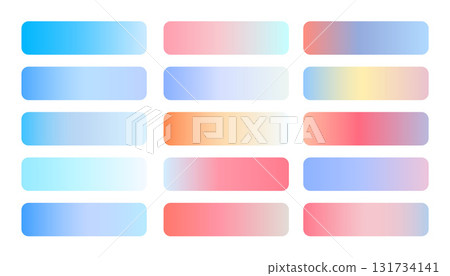 modern multicolor gradient shades set for web or app backdrop 131734141