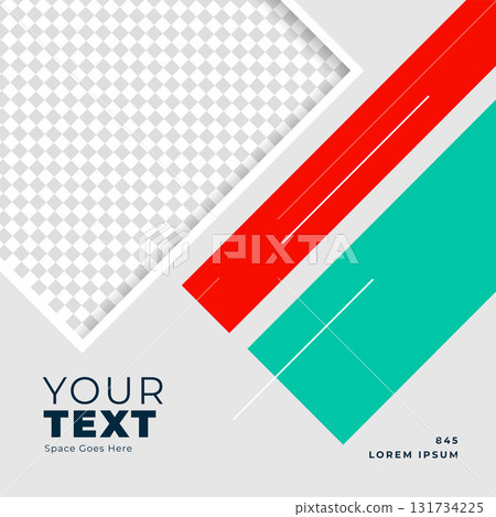 abstract social media brochure template with image or text space abstract social media brochure template with image or text space 131734225