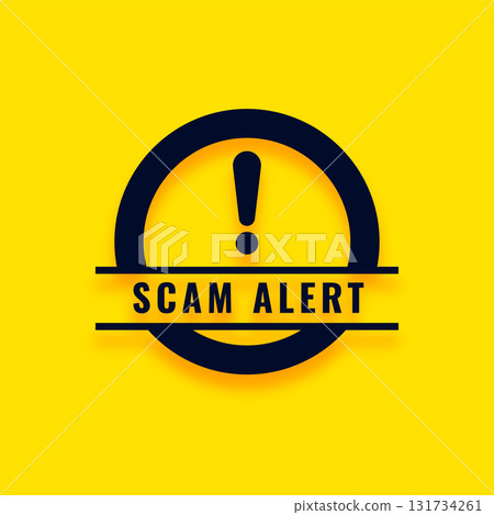 stay safe from online scam and virus with fraud alert background stay safe from online scam and virus with fraud alert background 131734261