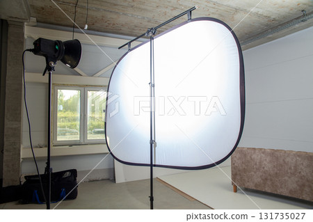 Photo setup in a furniture factory corner Photo setup in a furniture factory corner 131735027