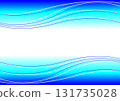 Blue flowing lines background illustration 131735028