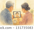 A morning of video calls that connects us 131735083