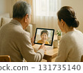 A morning of video calls that connects us 131735140