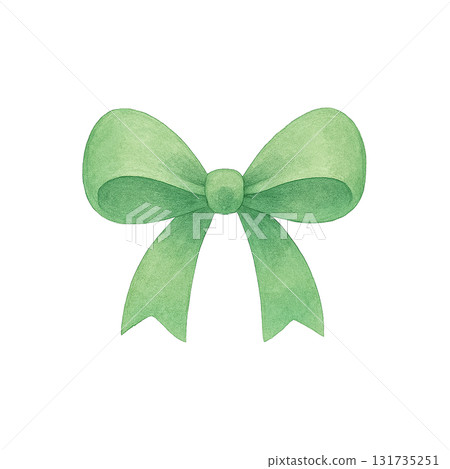 綠絲帶水彩插圖(剪切) 綠絲帶水彩插圖(剪切) 131735251