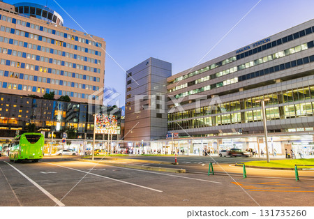 福岡博多站築紫口夜景 131735260