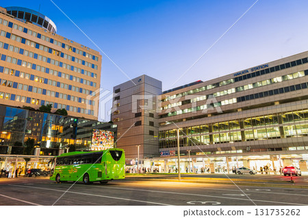 福岡博多站築紫口夜景 福岡博多站築紫口夜景 131735262