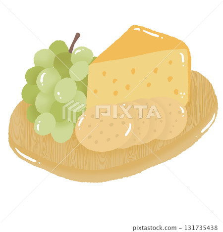 Cheese Board with Grapes Illustration Cozy Snack Wine Party Picnic Food Art Hand Drawn Charcuterie Rustic Kitchen Decor Cheese Board with Grapes Illustration Cozy Snack Wine Party Picnic Food Art Hand Drawn Charcuterie Rustic Kitchen Decor 131735438