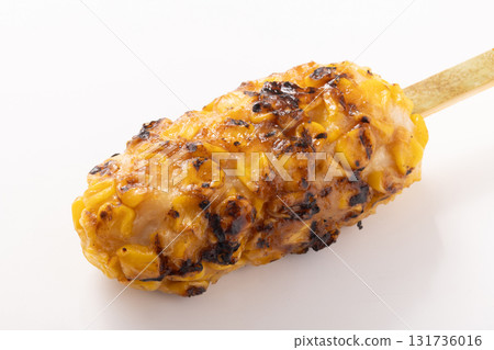 Deep-fried kamaboko and grilled corn skewers Deep-fried kamaboko and grilled corn skewers 131736016