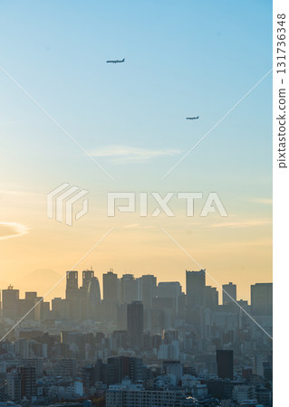 View from Bunkyo Civic Center, Tokyo (towards Shinjuku) View from Bunkyo Civic Center, Tokyo (towards Shinjuku) 131736348