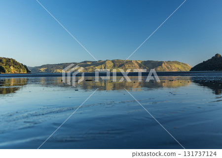 紐西蘭奧克蘭郊區 Hooya Domain 海灘的景色 紐西蘭奧克蘭郊區 Hooya Domain 海灘的景色 131737124