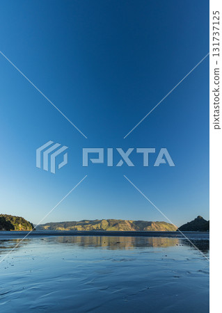 紐西蘭奧克蘭郊區 Hooya Domain 海灘的景色 紐西蘭奧克蘭郊區 Hooya Domain 海灘的景色 131737125