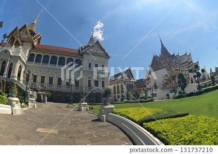 The Palace in Wat Phra Sri Rattana Satsadaram or Wat Phra Kaew is regarded as the most sacred Buddhist temple,is one of the most popular tourists destination in Thailand. 131737210