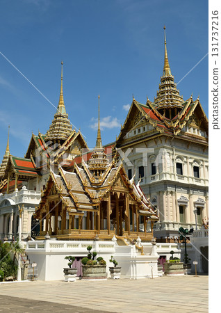 The Palace in Wat Phra Sri Rattana Satsadaram or Wat Phra Kaew is regarded as the most sacred Buddhist temple,is one of the most popular tourists destination in Thailand. The Palace in Wat Phra Sri Rattana Satsadaram or Wat Phra Kaew is regarded as the most sacred Buddhist temple,is one of the most popular tourists destination in Thailand. 131737216