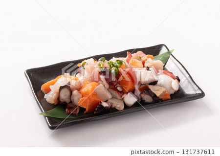Seafood Sashimi Mix (Tuna, Yellowfin Tuna, Salmon, Octopus) 131737611