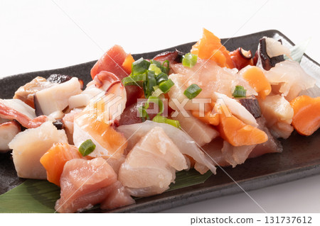 Seafood Sashimi Mix (Tuna, Yellowfin Tuna, Salmon, Octopus) Seafood Sashimi Mix (Tuna, Yellowfin Tuna, Salmon, Octopus) 131737612