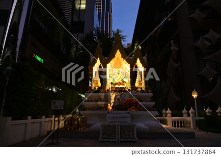 Statue of Thao Ammarinthrathirat is revered as the guardian of Dharma or goodness, whose duty is to protect those with morality and protect the world from evil.  131737864