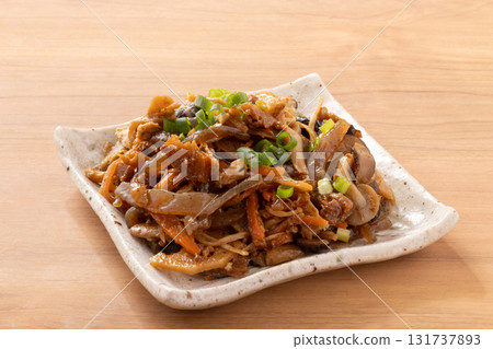 蒟蒻炒蘑菇 蒟蒻炒蘑菇 131737893