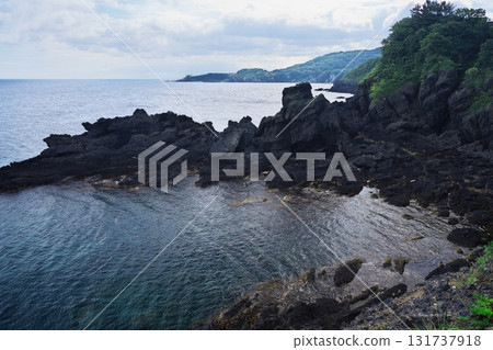 夏季津輕半島：五十間崎的奇岩怪石 131737918