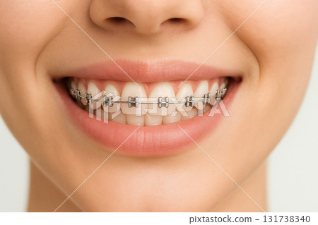 Orthodontic appliances brackets wires 131738340