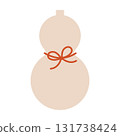 Gourd illustration (colored) 131738424