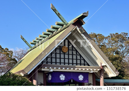 千葉縣護國神社、神社建築 131738576
