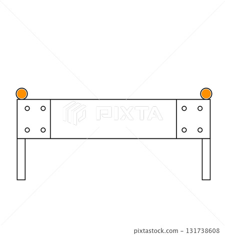 簡單的護欄插圖 131738608