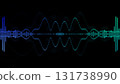 Colorful CG image of sound waveforms Colorful CG image of sound waveforms 131738990