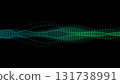 Colorful CG image of sound waveforms Colorful CG image of sound waveforms 131738991