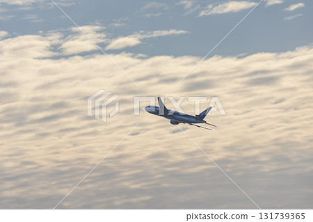 Scenery of Haneda Airport, plane taking off, Ota Ward, Tokyo Scenery of Haneda Airport, plane taking off, Ota Ward, Tokyo 131739365