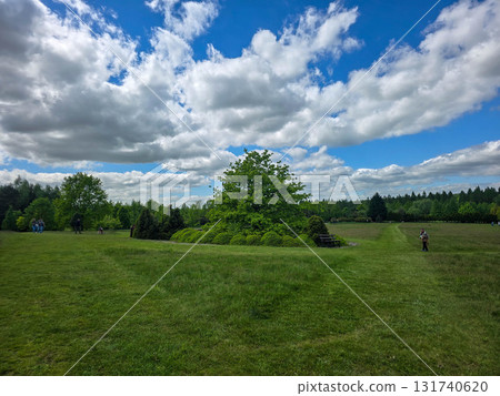 Sunlit Landscape Nature s Harmony 131740620