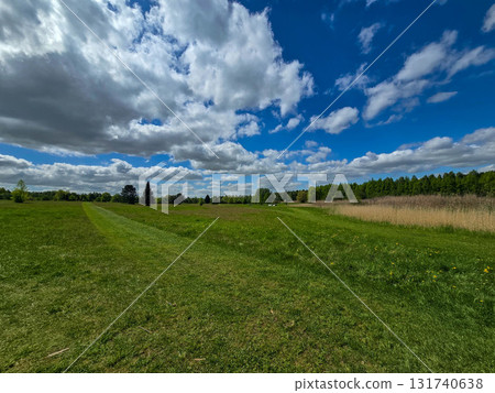 Sunlit Landscape Nature s Harmony Sunlit Landscape Nature s Harmony 131740638