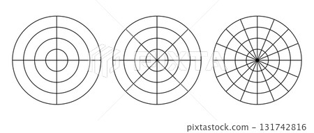 line style concentric epicentre shape element in set 131742816