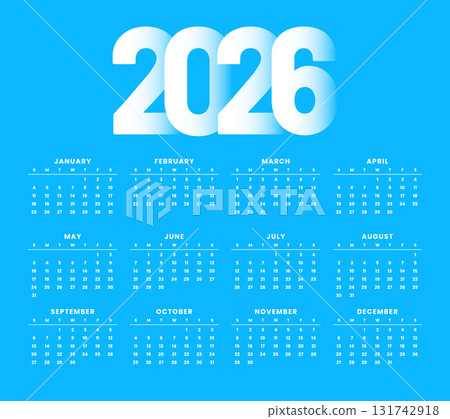 printable 2026 full page calendar template design printable 2026 full page calendar template design 131742918