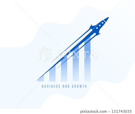 upward moving growth arrow background for business success upward moving growth arrow background for business success 131743035
