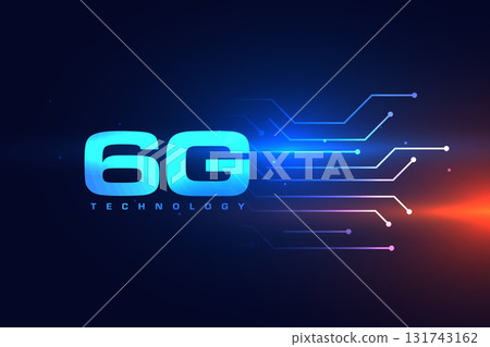6g superfast speed network tech lines background 6g superfast speed network tech lines background 131743162