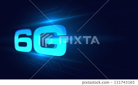 6g ultrafast wireless network techno background 6g ultrafast wireless network techno background 131743165
