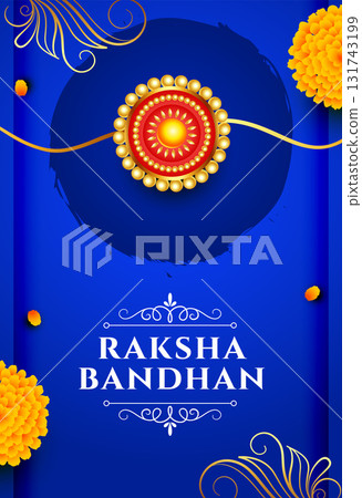 2025 raksha bandhan celebration post with flower design 2025 raksha bandhan celebration post with flower design 131743199