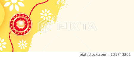 2025 raksha bandhan festive banner with text space 131743201