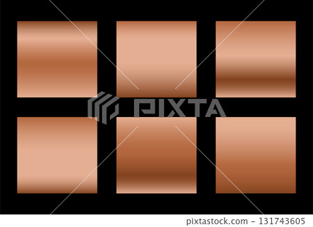 collection of smooth rose gold gradient blend texture banner 131743605