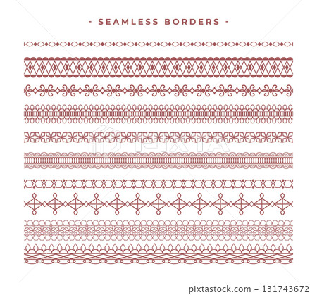 decorative lace pattern border background in collection 131743672
