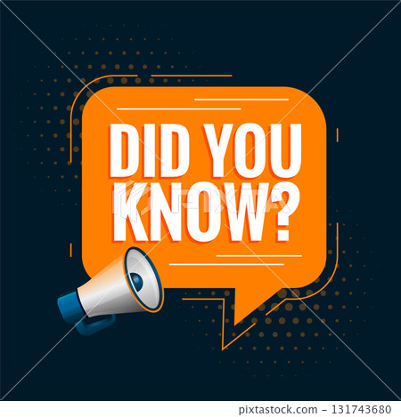 did you know megaphone background with chat bubble design did you know megaphone background with chat bubble design 131743680