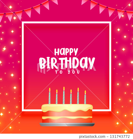 happy birthday eve invitation card with delicious bday cake design happy birthday eve invitation card with delicious bday cake design 131743772